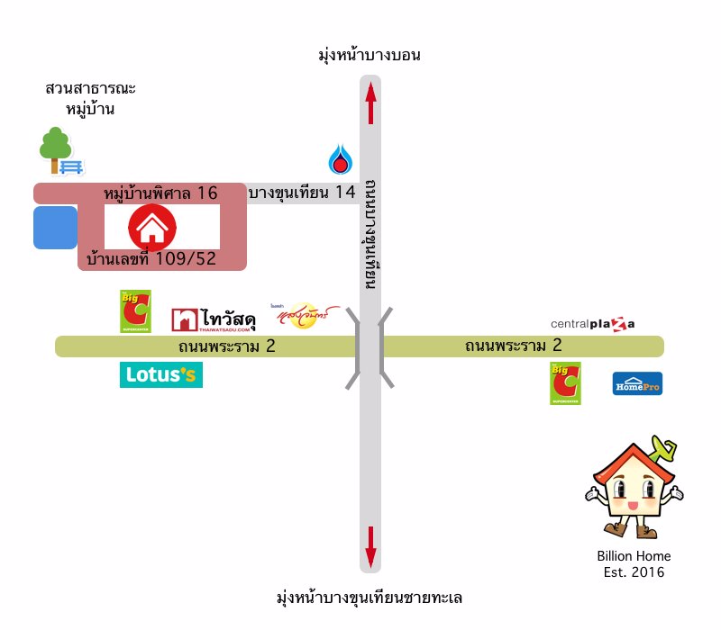 ขายทาวน์เฮ้าส์-มพิศาล-บางขุนเทียน14-ใกล้เซ็น2