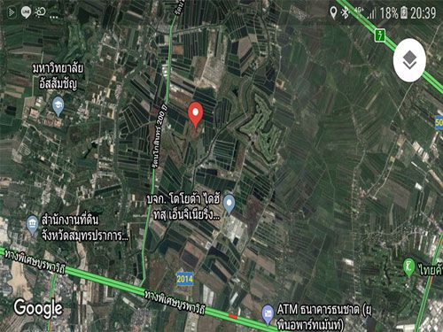 ขายที่ดิน-240-ไร่-ติดถนนรัตนโกสินทร์200ปี-เขตบางบ่อ-จสมุทรปราการ