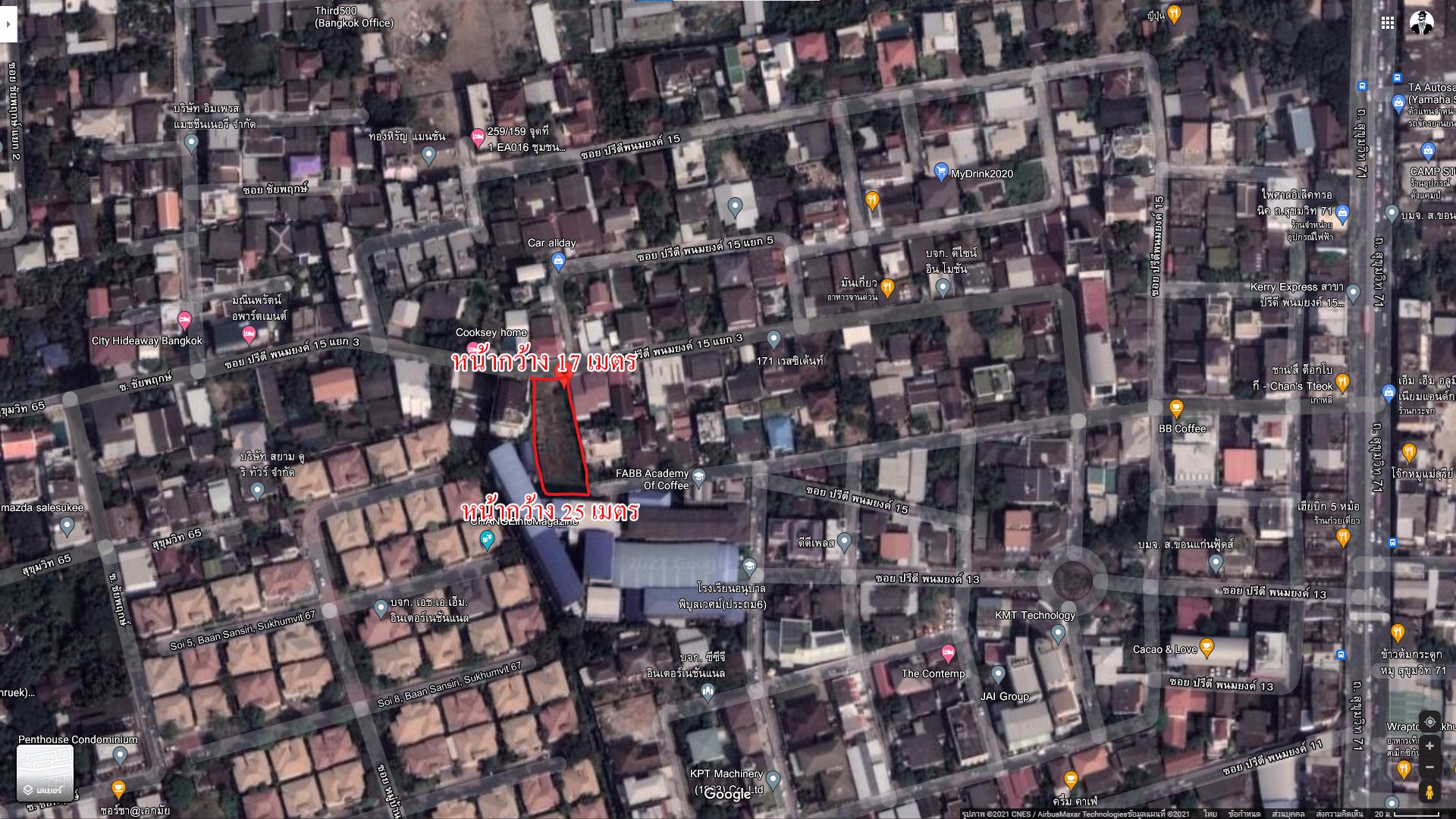 ให้เช่าที่ดินเปล่า-ซอยปรีดีพนมยงค์-15-ติดถนน-ทำเลดี-ทะลุสุขุมวิท-65-71