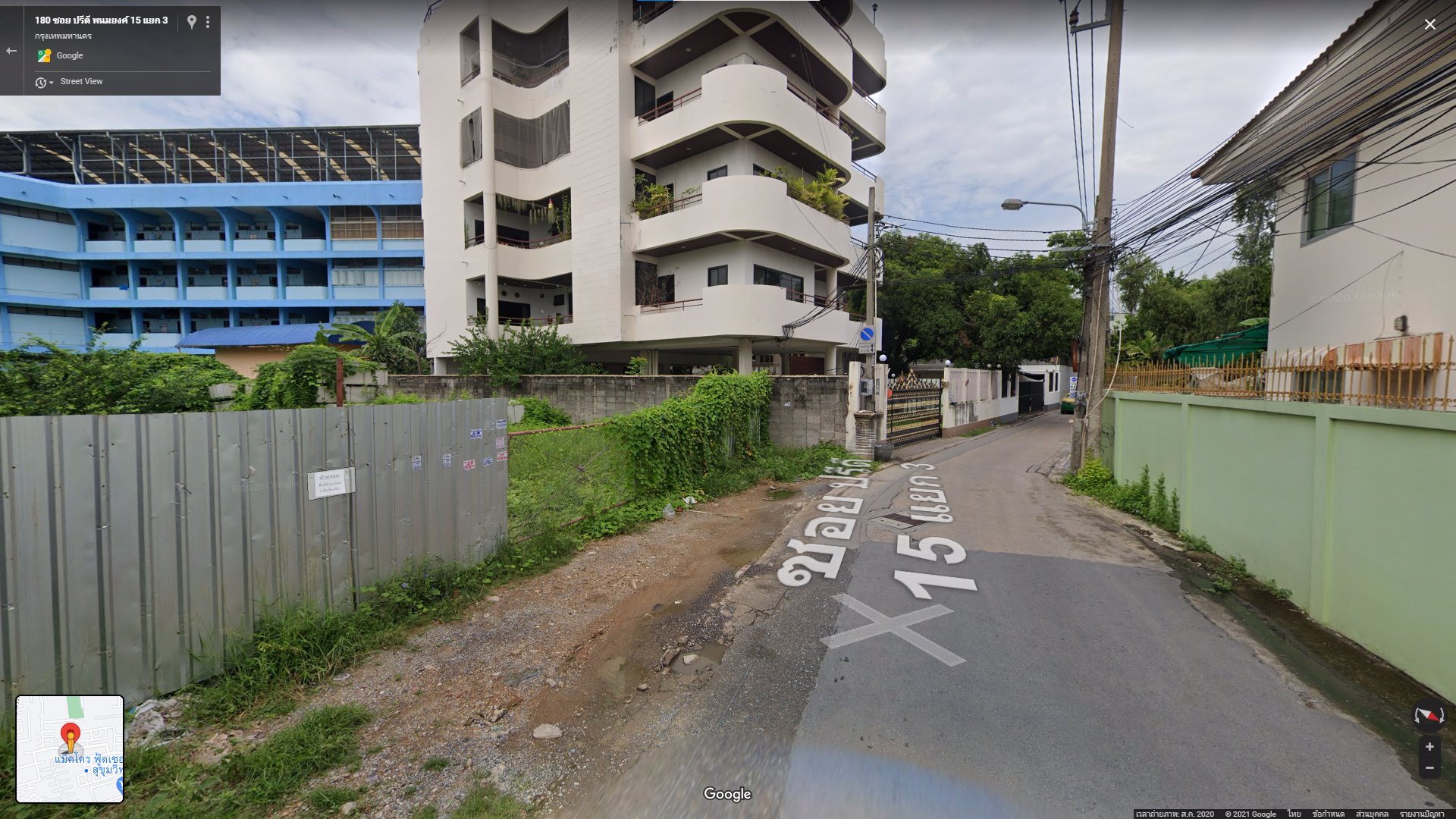 ให้เช่าที่ดินเปล่า-ซอยปรีดีพนมยงค์-15-ติดถนน-ทำเลดี-ทะลุสุขุมวิท-65-71