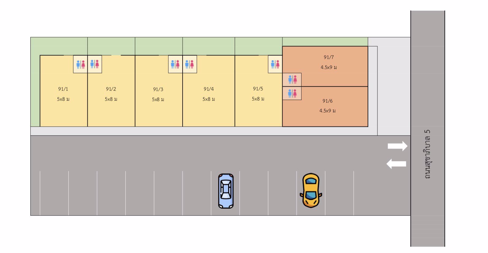 ให้เช่าอาคารชั้นเดียว-สร้างใหม่-พร้อมห้องน้ำในตัว-ติดถนนสุขาภิบาล-5-รามอินทรา-39-เพียง-7-ยูนิต