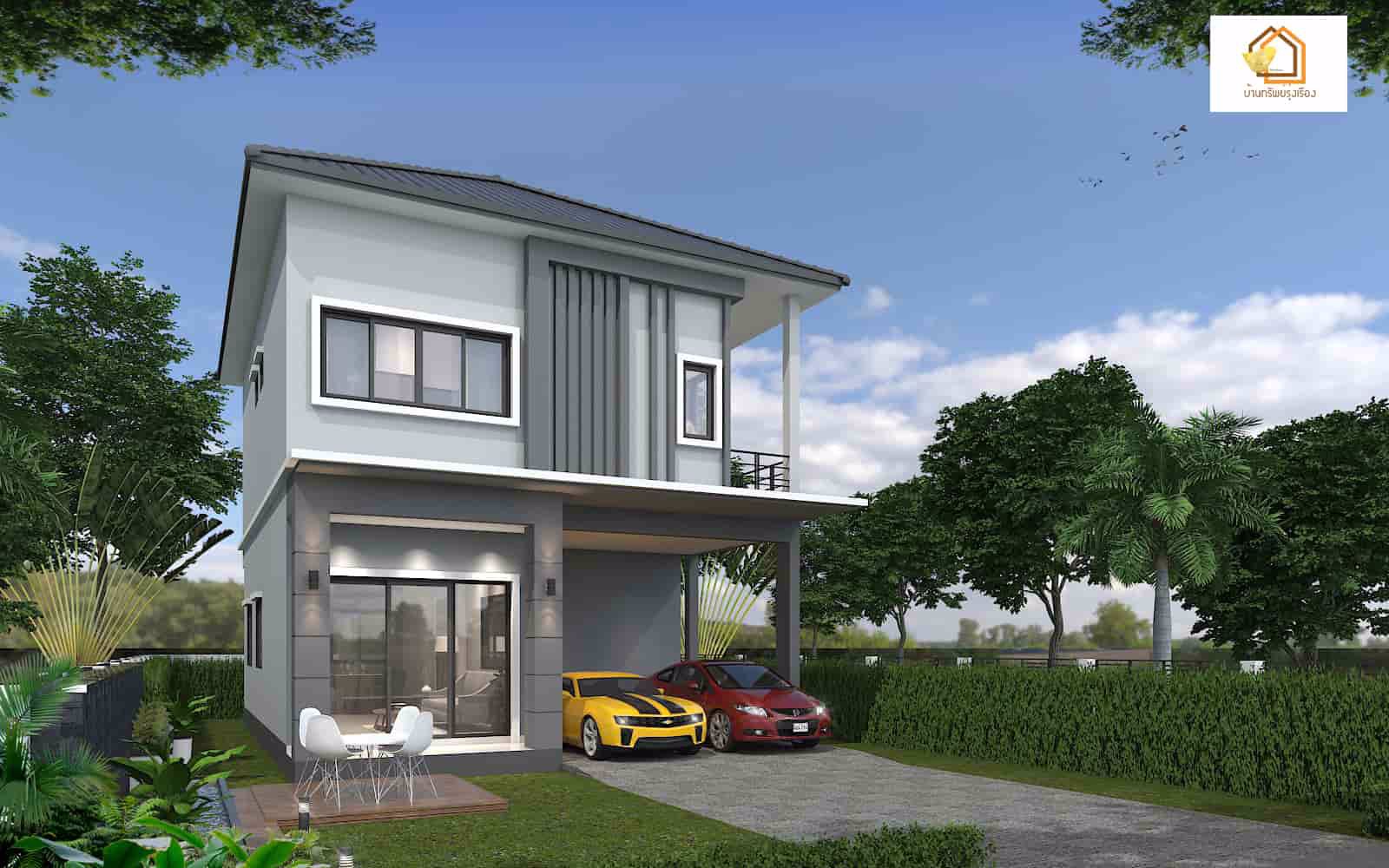 ขายบ้านเดี่ยว-2-ชั้น-โครงการบ้าน-ทรัพย์รุ่งเรือง