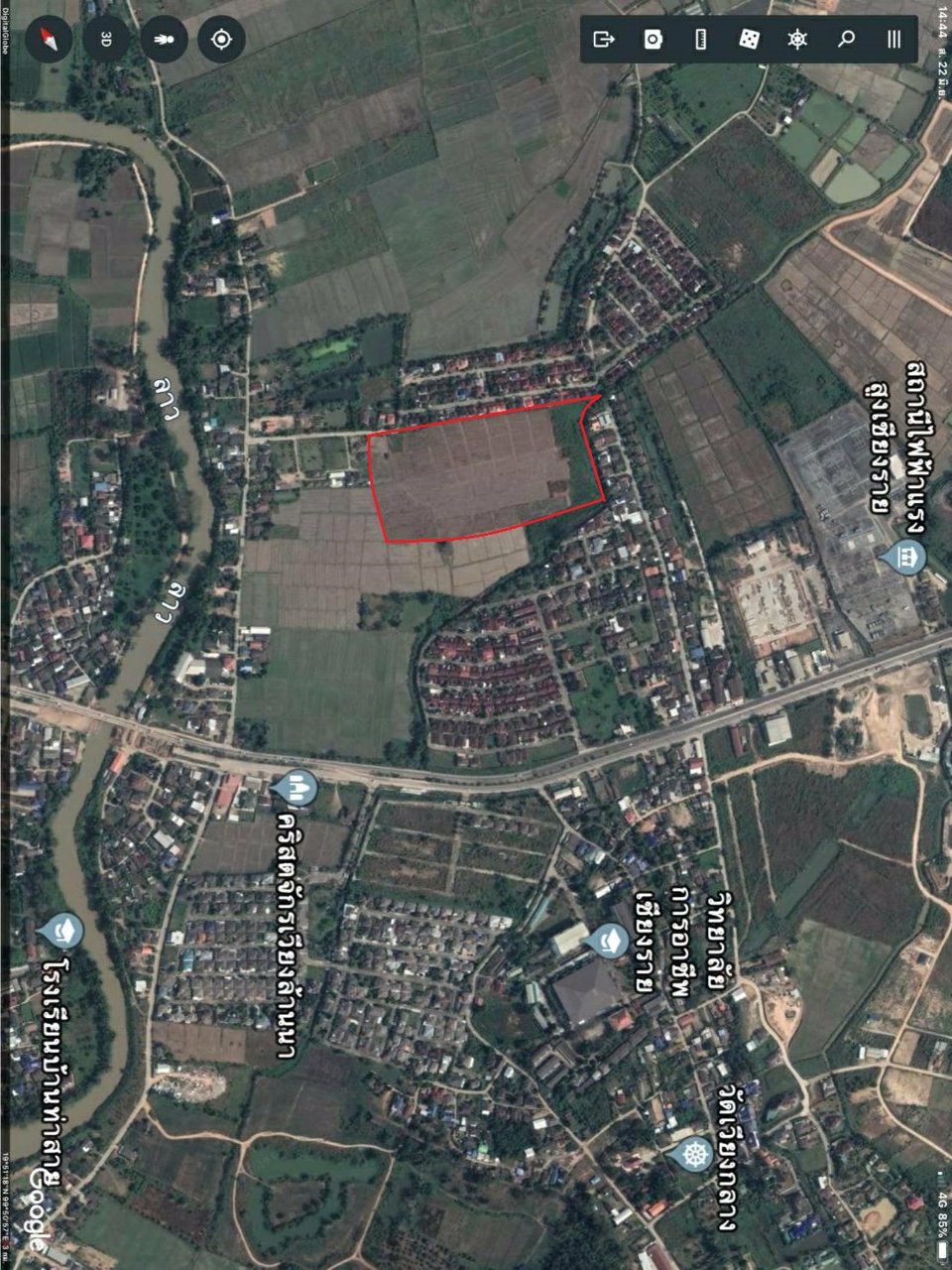 ขายที่ดิน-ใกล้เซ็นทรัลเชียงราย-ใกล้โฮมโปร-และสนามบินเชียงราย-31ไร่-3-งาน-17-ตารางวา