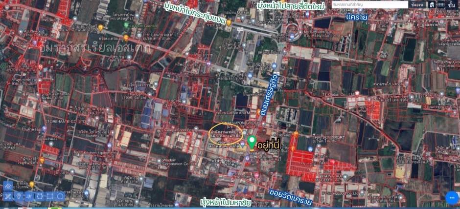 ขายที่เปล่าติดถนนเศรษฐกิจ1กระทุ่มแบน