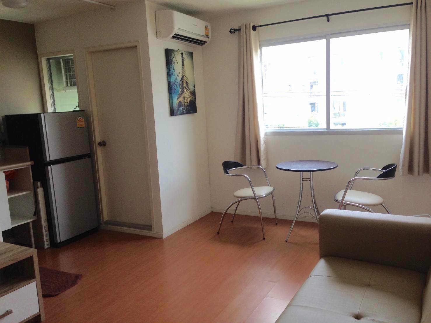 ให้เช่าคอนโดลุมพินีร่มเกล้า-สุวรรณภูมิ-ขนาด-2-ห้องนอน-แต่งครบพร้อมอยู่