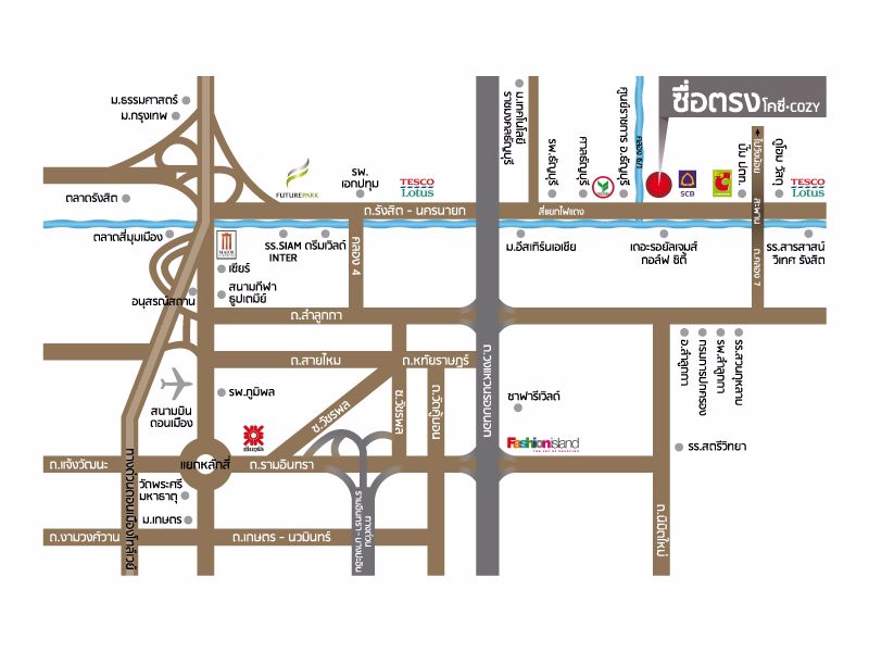 ขายเท่าทุนพร้อมข้าอยู่ทันที-ทาวน์โฮม-มซื่อตรง-โคซี่-รังสิต-คลอง-6