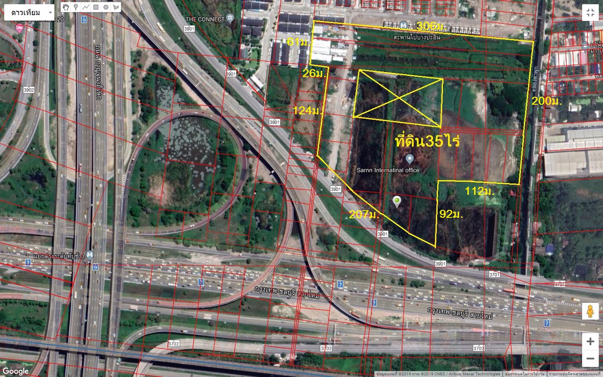 ขายที่ดิน-35-ไร่-ทำเลดีมาก-ติดวงแหวนกาญจนาภิเษกและมอเตอร์เวย์กรุงเทพ-ชลบุรี