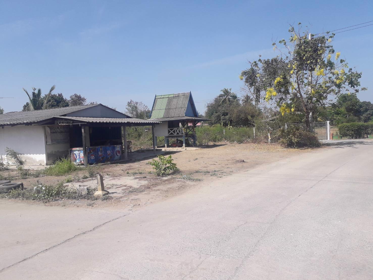 ขายด่วนบ้านชั้นเดียว-375-ตรวห่างถนนดอนตูม-บางเลนเพียง-240-เมตร-ราคาถูกมาก