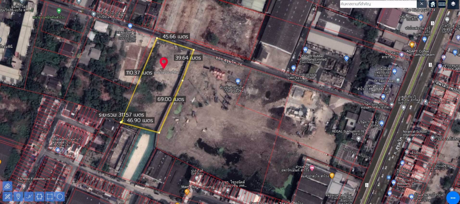 ขายที่ดินเปล่าสุขุมวิท76-ผังเมืองสีแดง-ทำเล-ราคา-woww-ถูกสุดในย่านนี้