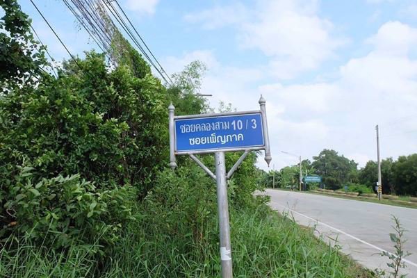 ขายที่ดินคลองสาม-อคลองหลวง-จปทุมธานี-192-ตรว-ถนนเรียบคลองสาม-ซอย-103-เพ็ญภาค