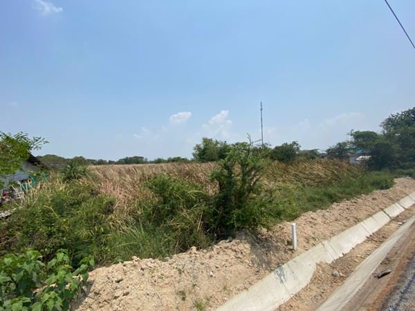 ขายที่ดิน-2-แปลงติด-4-3-76-ไร่-ติดถนนศุขประยูร-อบ้านโพธิ์-จฉะเชิงเทรา