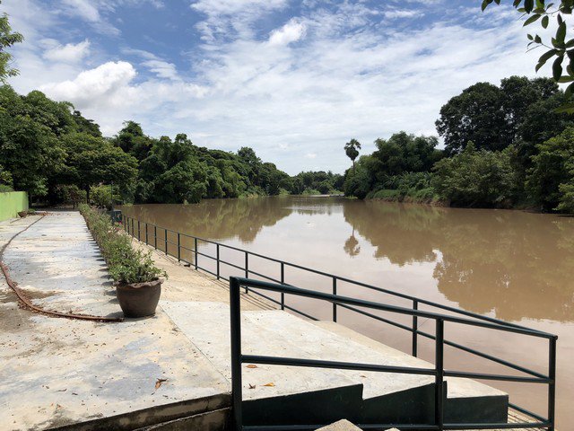 ขาย-ที่ดิน-ริมแม่น้ำท่าจีน-เดิมบางนางบวช-5ไร่1งาน75-ตรวที่ถมแล้วสวยมาก-พร้อมเขื่อนและพืชผล