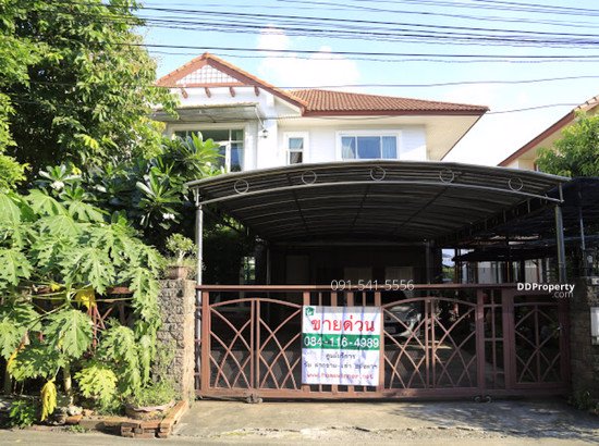 ขายบ้านเดี่ยวหมู่บ้าน-ธนาสิริ-รัตนาธิเบศร์-พท-95-ตรว-4นอน-3น้ำ-หน้าบ้านหันทางทิศเหนือ