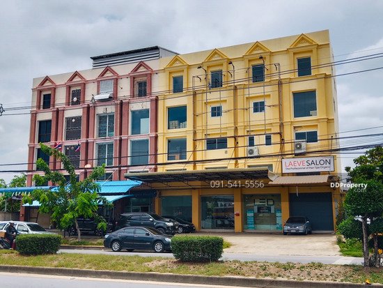 ขายอาคารพาณิชย์-พร้อมที่ดิน-ทั้งหมด-4-คูหา-แบ่ง-4-โฉนด-178-ตรว-ริมถนนบางกรวย-นนทบุรี