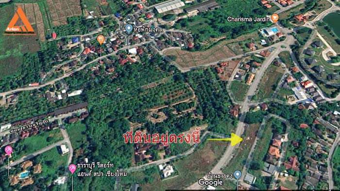 ขายที่ดินเปล่า-ติดถนนเมนในโครงการธารดง-หลังกาดฝรั่ง-หางดง-เชียงใหม่