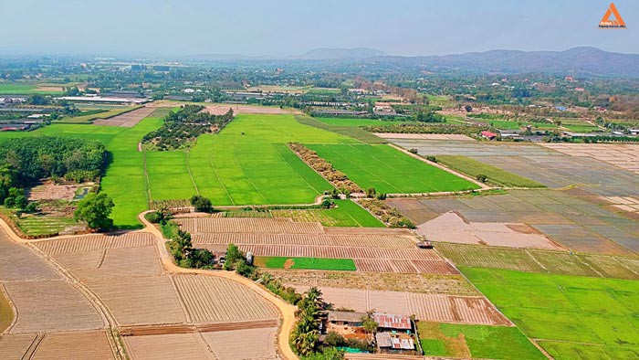 ขายที่ดิน-ใกล้กับ-บ้านเมืองวะ-หนองก้นครุ-ตำบลเมืองเล็น-อำเภอสันทราย-จังหวัดเชียงใหม่