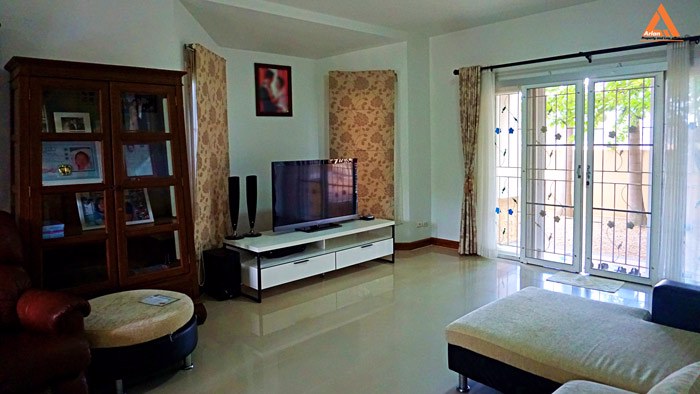 ให้เช่า-บ้านเดี่ยว-2-ชั้น-แสนสราญ-โครงการ1-พร้อมอยู่-แอร์ทุกห้อง-เฟอร์ฯครบ