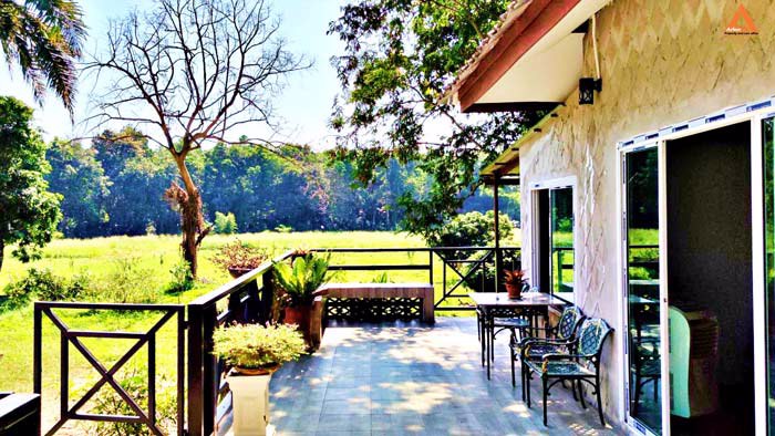 ให้เช่า-บ้านพักตากอากาศ-พร้อมที่ดินขนาดใหญ่-วิวสวย-บรรยากาศดี-หลัง-มแม่โจ้-เส้นทางไปไปวัดแท่นพระ