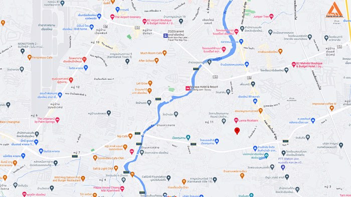 ขายที่ดิน-โซนบ้านเสาหิน-ตำบลหนองผึ้ง-อำเภอสารภี-ไม่ไกลเมือง-การเดินทางสะดวก