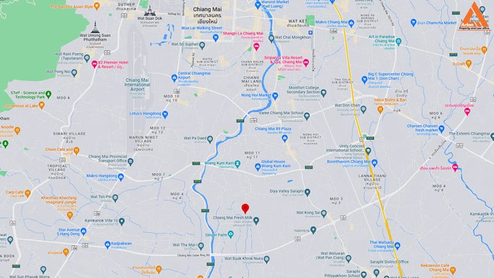 ขายที่ดิน-โซนบ้านกลาง-ตำบลท่าวังตาล-อำเภอสารภี-ใกล้เมือง-การเดินทางสะดวก