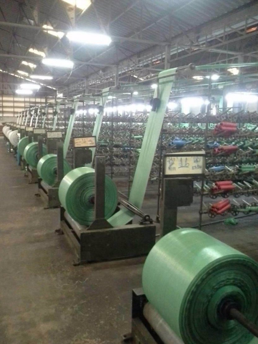 ขายโรงงานพร้อมกิจการและใบอนุญาต-ผลิตกระสอบพลาสติกและถังพลาสติกสำหรับปั่นเส้นด้าย-จนครปฐม