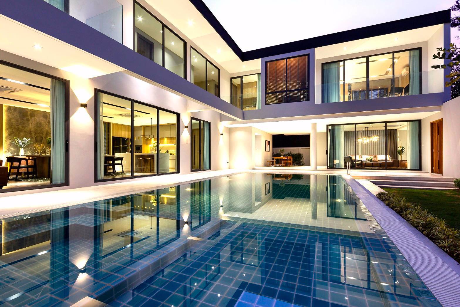 ขายบ้านหรูพลูวิลล่าสร้างใหม่พร้อมสระว่ายน้ำส่วนตัว-บ้านสวยสไตล์โมเดิร์นในเชียงใหม่
