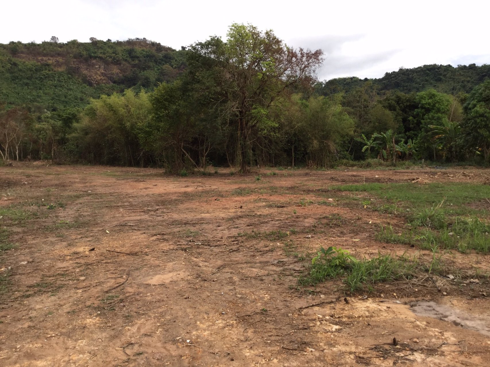 ขายที่ดินติดเนินเขา-ด้านหน้าติดถนนดำ