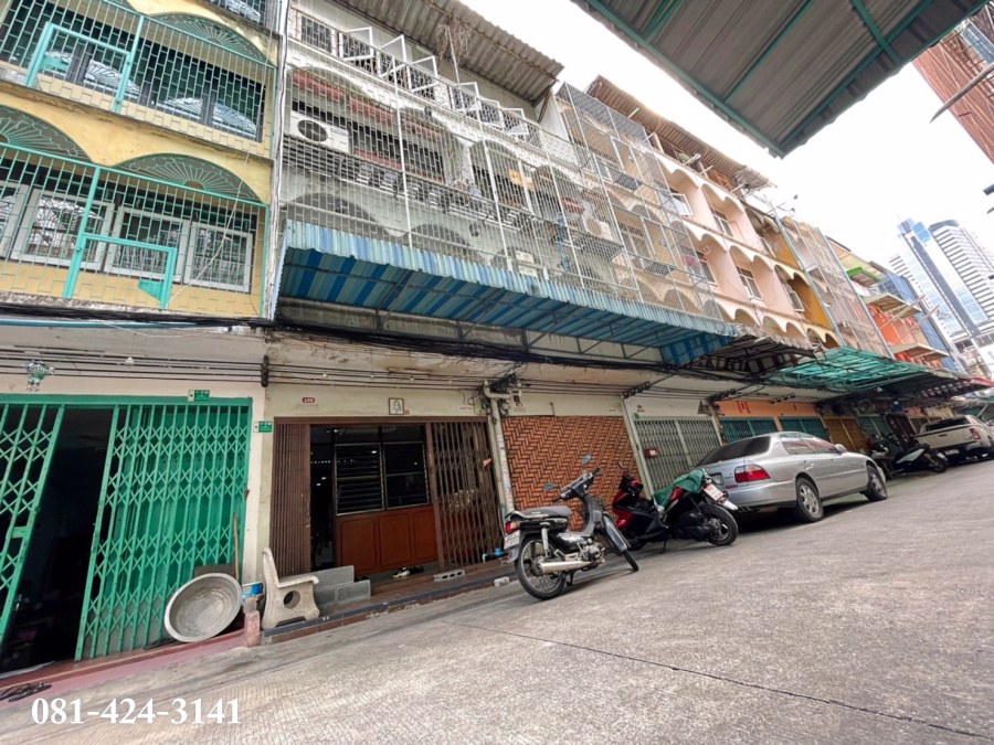 ขายอาคารพาณิชย์-2-คูหา-26-ตรว-4-ชั้น-ถนนเจริญรัถ8-ซอยสุทธศึกษา-คลองสาน-วงเวียนใหญ่