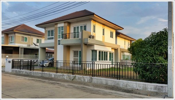 ด่วน-ให้เช่าบ้านเดี่ยว-102-ตรว-ดิ-เอ๊กซ์เทนโซ-หนองจอก-บ้านเดี่ยว-หลังมุม-กว้างขวาง-ร่มรื่น