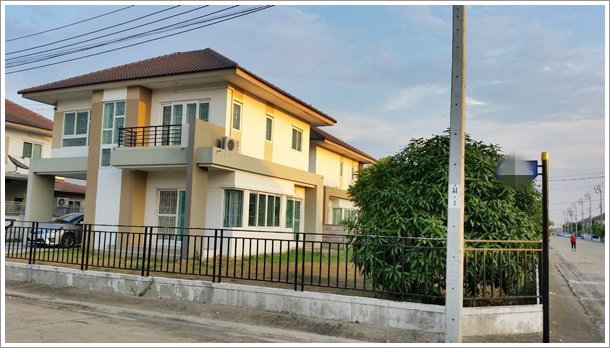 ด่วน-ให้เช่าบ้านเดี่ยว-102-ตรว-ดิ-เอ๊กซ์เทนโซ-หนองจอก-บ้านเดี่ยว-หลังมุม-กว้างขวาง-ร่มรื่น