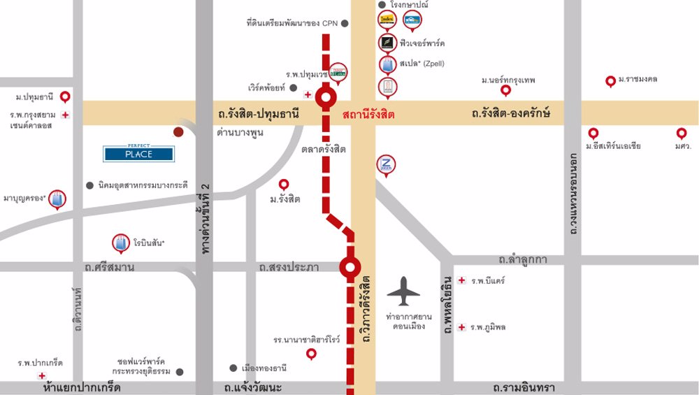 ขายขาดทุน-เฟอร์เพค-เพลส-รังสิต-2-บ้านสภาพเยี่ยม-เดินทางสะดวก-ใกล้ทางด่วน-พร้อมอยู่