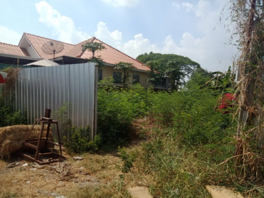 ขายที่ดินเปล่าถมแล้วพร้อมรั้ว-ถนนพระยาสุเรนทร์13-พื้นที่-61-ตรว-ซอยที่ดินจะติดซอยเทคโนโลยีนีรชาบริห