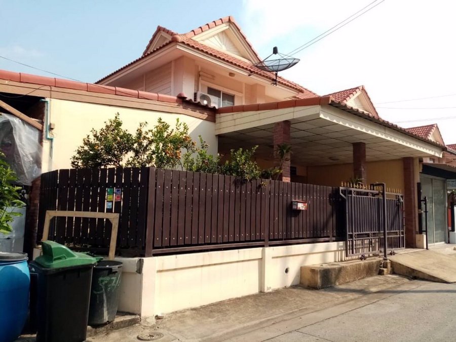 ขายบ้านเดี่ยว-ราคาถูก-ทำเลสวย-หลังมุม-หมู่บ้านพฤกษาd-เลียบคลองสาม-ปทุมธานี