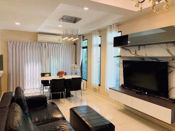 ขายบ้านเดี่ยว-3-ชั้น-โครงการเดอะแพลนท์-เอลิท-พัฒนาการ-the-plant-elite-หลังมุมติดสวนหย่อม-ใกล้ทองหล่อ