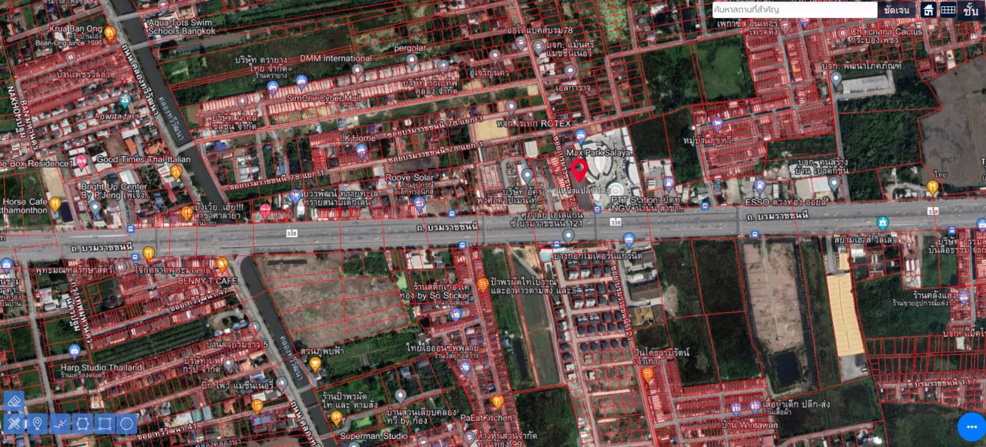 ขายที่ดินติดถนนบรมราชชนนี-ติด2ด้านพร้อมสิ่งปลูกสร้าง