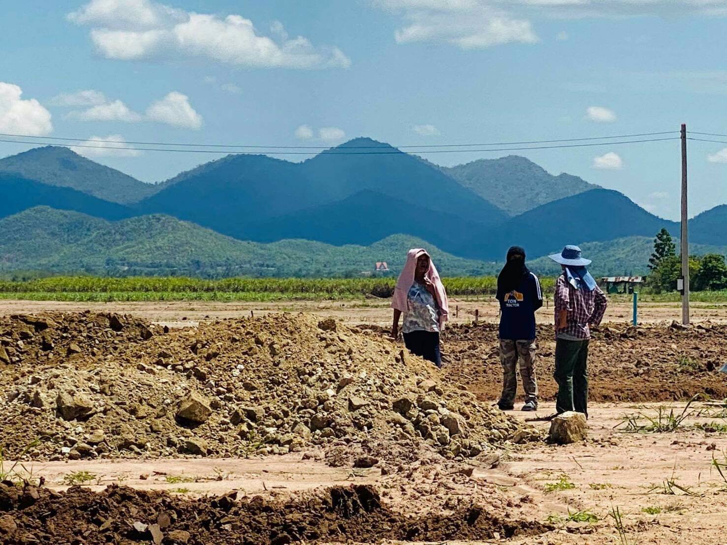 ขายที่ดินติดถนนคอนกรีต-ตไร่ใหม่พัฒนา-อชะอำ-จเพชรบุรี