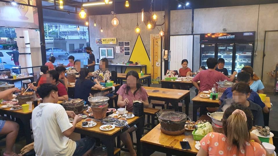 เซ้ง‼️-ร้านปิ้งย่าง-ชาบู-เลียบด่วนงามวงศ์วาน-ใกล้ตลาดศรีรัช-ใกล้วัดบัวขวัญ-นนทบุรี