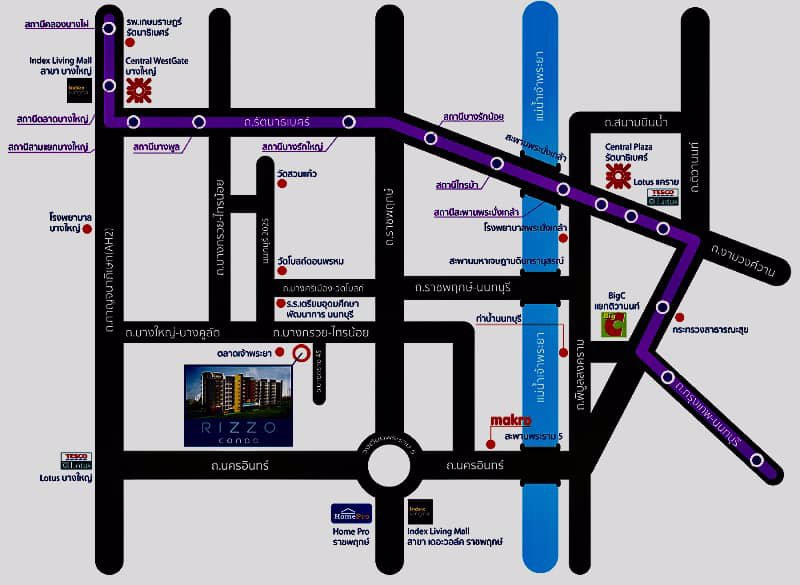 ขายด่วนคอนโด-ริซโซ-บางกร่าง-rizzo-condo-bangkrang-นนทบุรี