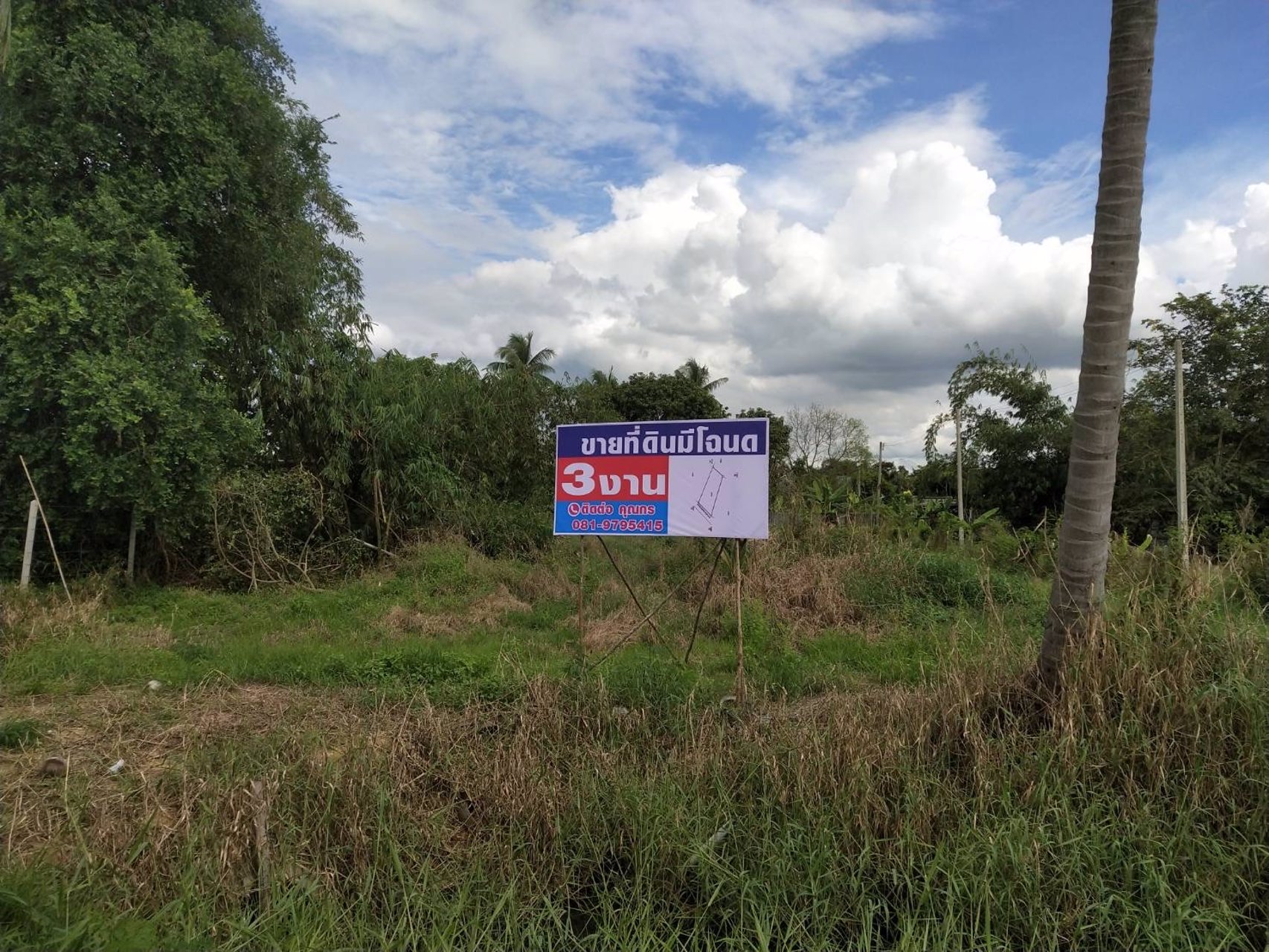 ขายที่ดินทำเลดี-3-งาน-ตบ้านสิงห์-อโพธาราม-ราชบุรี-ใกล้แหล่งชุมชน