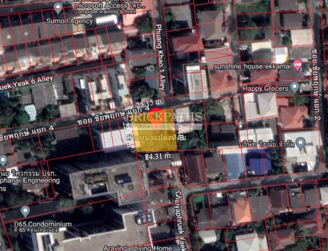 ขายที่ดินพร้อมสิ่งปลูกสร้าง-ซอยสุขุมวิท-65-bts-เอกมัย