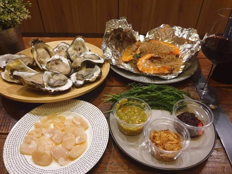 เซ้ง‼️-ร้านกุ้งอบวุ้นเส้น-อาหารทะเล-รามคำแหง112-ในหมู่บ้านสัมมากร-แขวงสะพานสูง-กทม