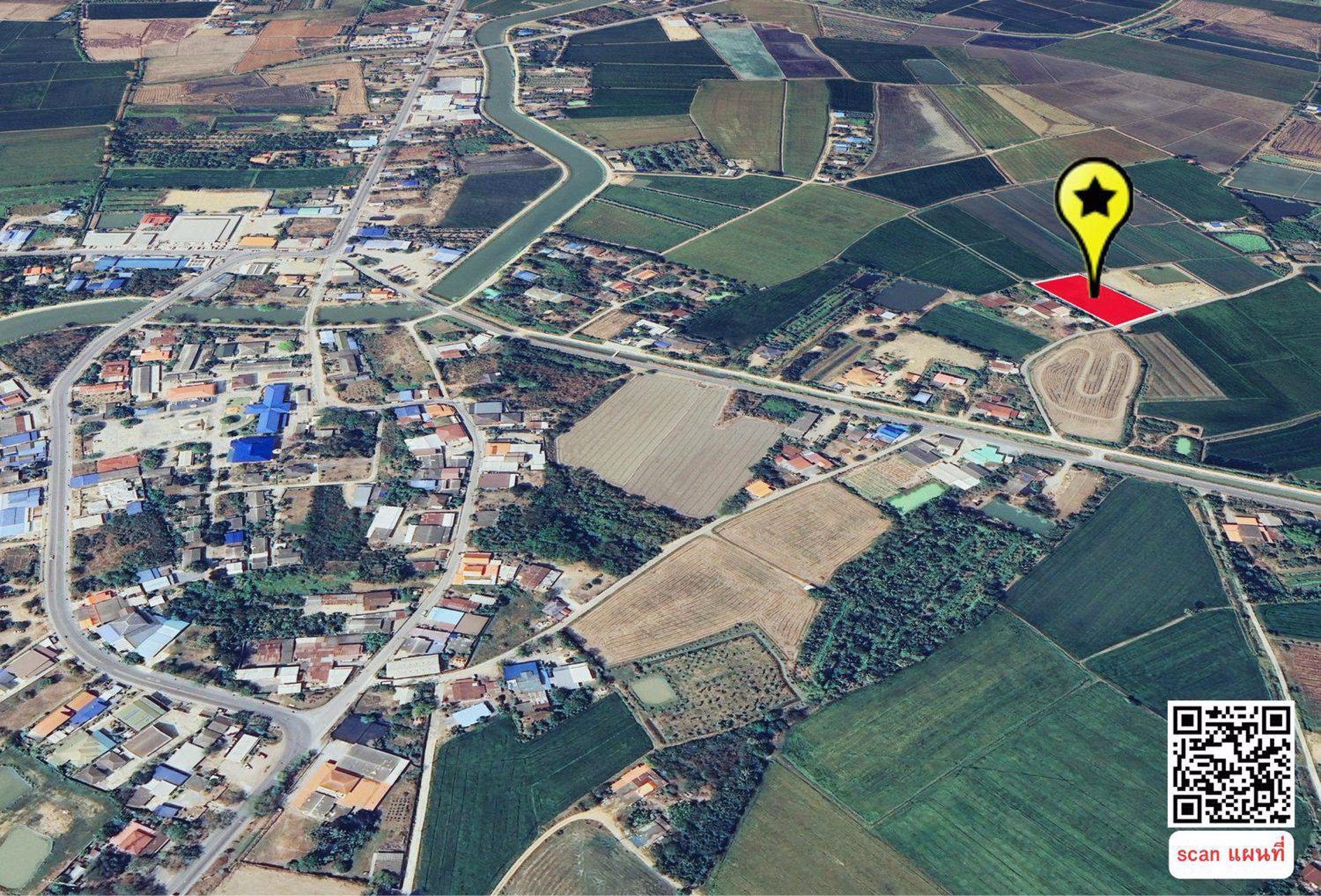 ขายที่ดิน-ถมเเล้ว-ราคาถูกๆ-หน้าติดสาธารณะ-ด้านข้างติดลำคลองคูน้ำ