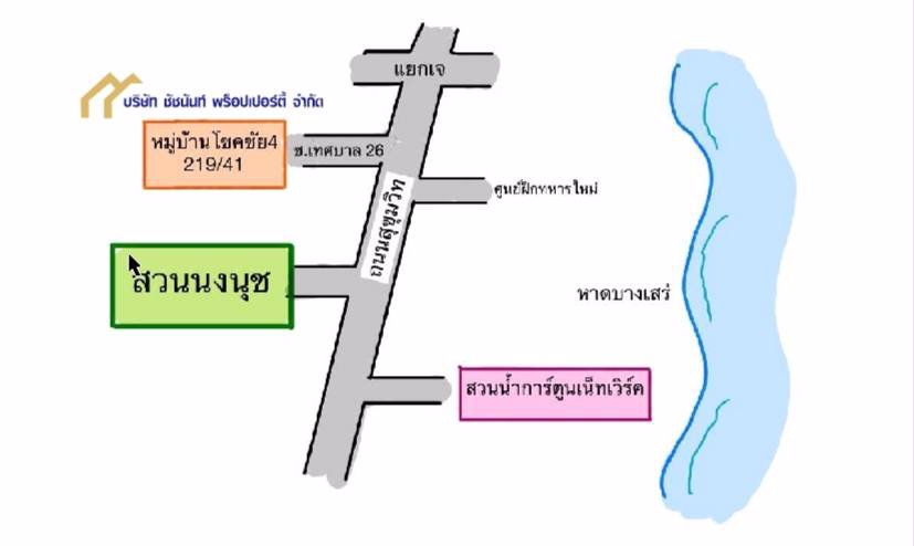 ขายบ้านเดี่ยว-บรรยากาศดี-ใกล้สวนนงนุช-และ-สวนน้ำกาตูนเนตเวิร์ค-สัตหีบ-ชลบุรี