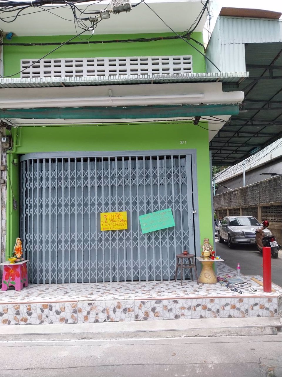 ขายตึก-3ชั้น-มีชั้นลอย-ดาดฟ้าบนสุด-พื้นที่12ตรวห้องหัวมุม-ติดถนน-2ด้าน