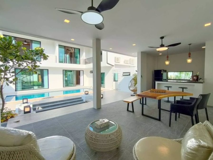 ขายบ้านสร้างใหม่-บ้านหรูพูลวิลล่าหางดง-เชียงใหม่-เดินทางสะดวก