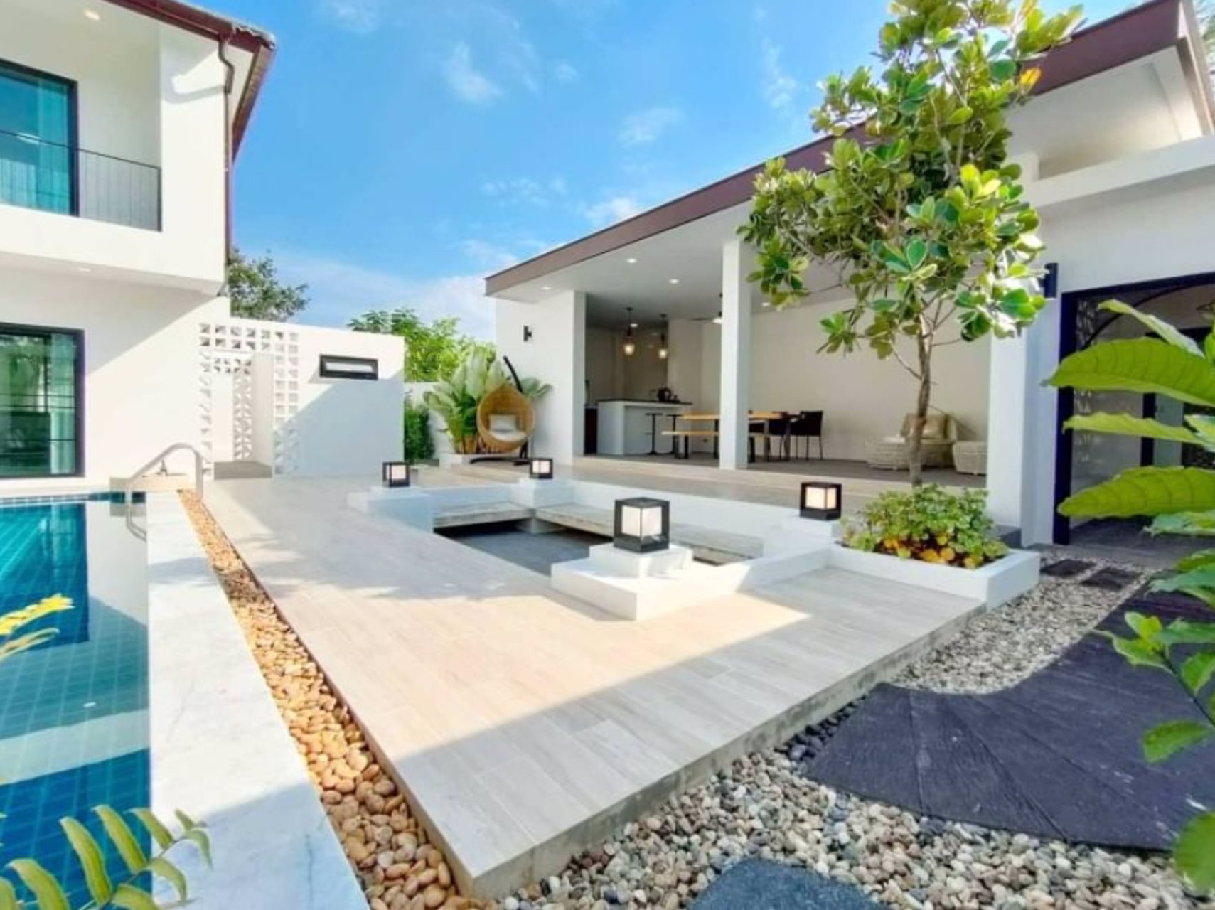 ขายบ้านสร้างใหม่-บ้านหรูพูลวิลล่าหางดง-เชียงใหม่-เดินทางสะดวก