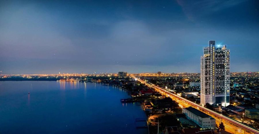 ขายคอนโด-ขายถูก-ห้องใหม่-วิวโค้งแม่นํ้าเจ้าพระยา-ห้องมุม-knightsbridge-sky-river-ocean