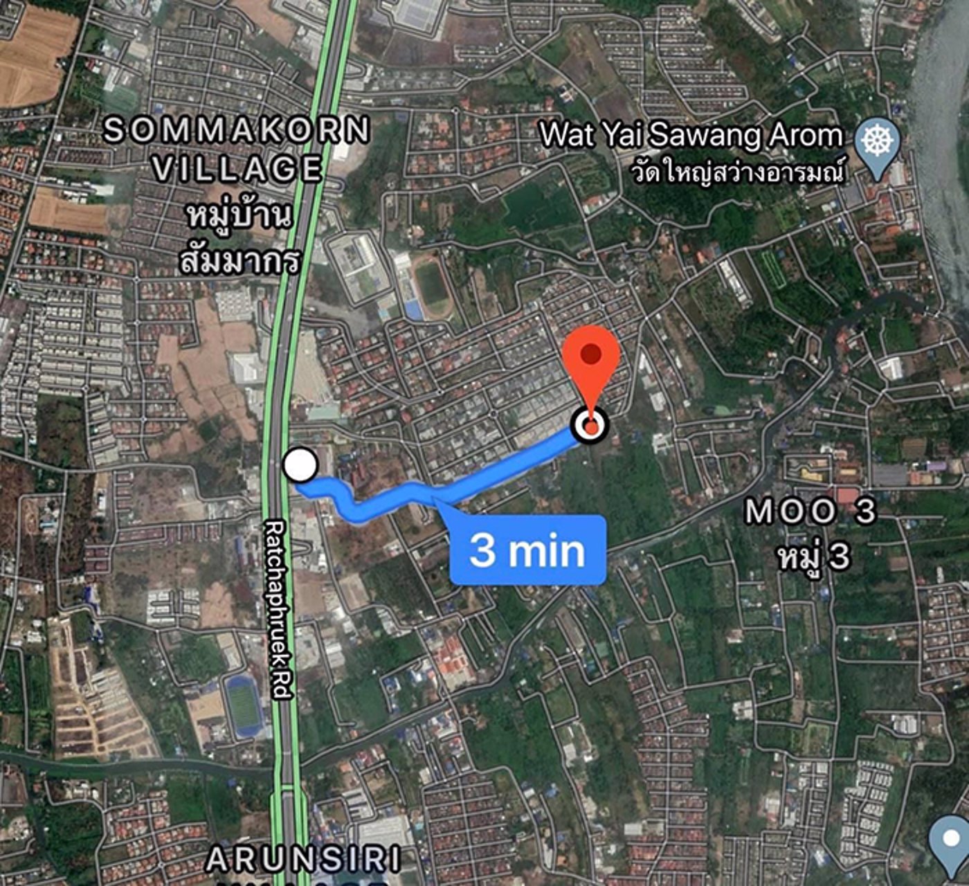 ขายที่ดินขนาด-1-ไร่-2-งาน-ใกล้ถนนราชพฤกษ์-ปากเกร็ด-นนทบุรี-โทร-0985535322