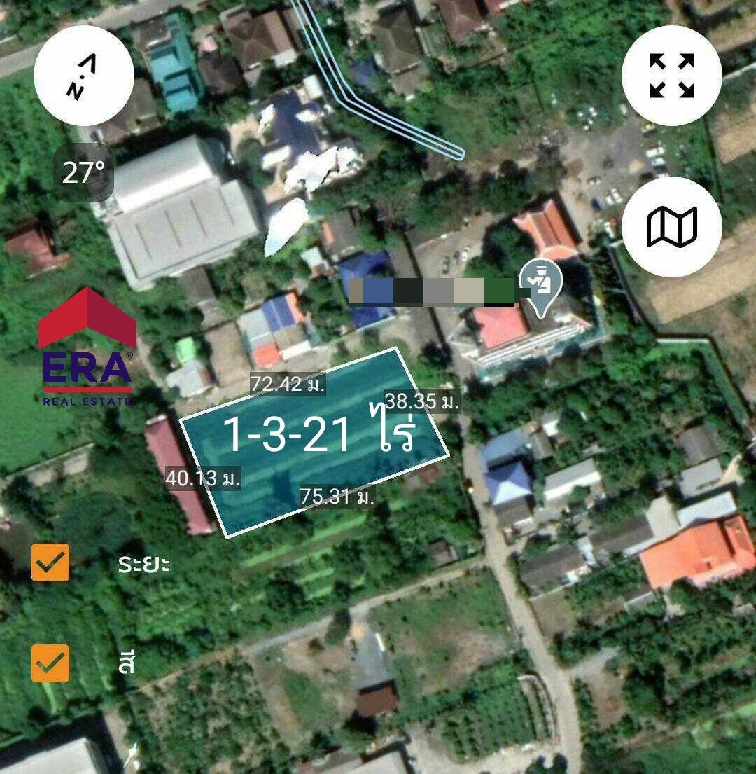 ขายที่ดินเปล่า-1-3-21-ไร่-ทำเลดี-สร้างอพาทเมนท์ได้-ถนนราชพฤกษ์-ใกล้โฮมโปร