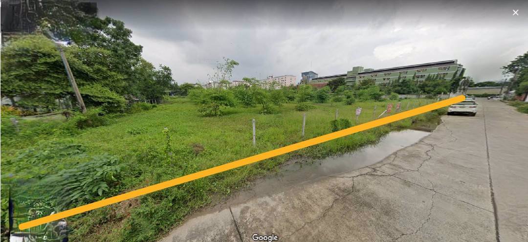 ขายที่ดินทำเลดีเมืองปทุมธานี-ใกล้มหาวิทยาลัยรังสิต-เนื้อที่-4-2-48-ไร่-แปลงมุม-สร้างอพาท์เมนท์ได้